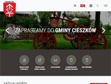 Tablet Screenshot of cieszkow.pl